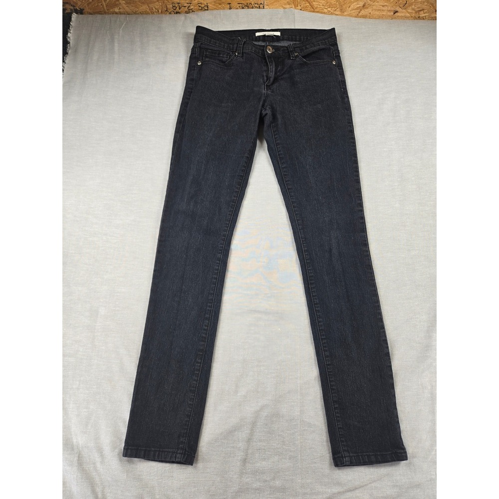 XXI Denim Forever 21 Womens Skinny Jeans Faded Black Low Rise Size 27x30